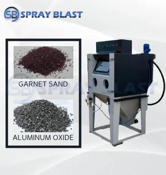 Which abrasive media is used for Sand Blasting?
