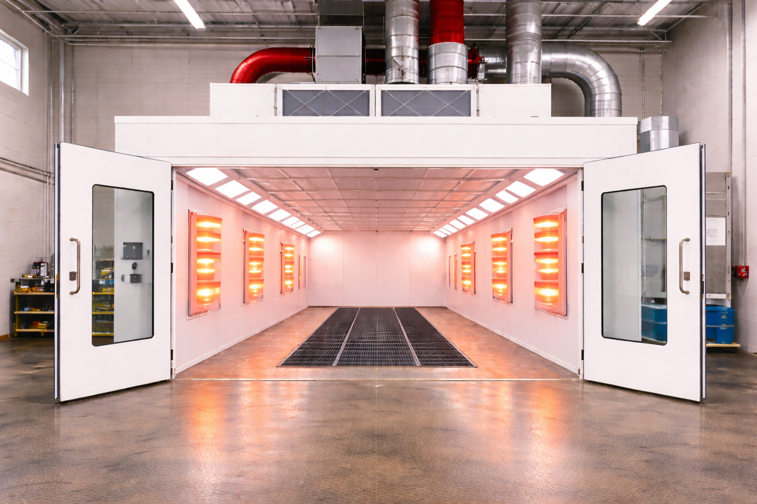 Heated Paint Booth Bake Oven Booth image 1