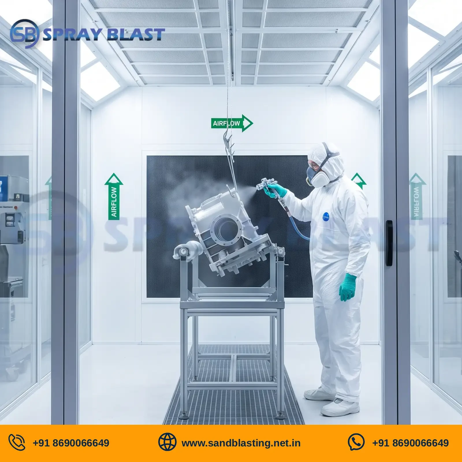 cleanroom paint booth
