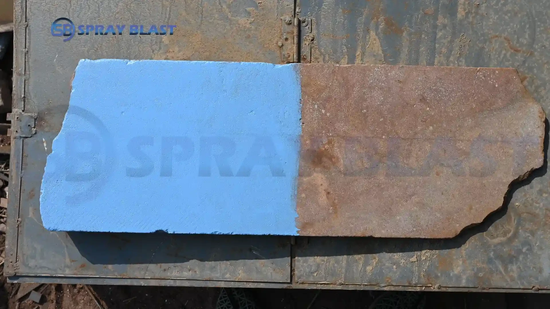500 kg portable sand blasting machine component image-3