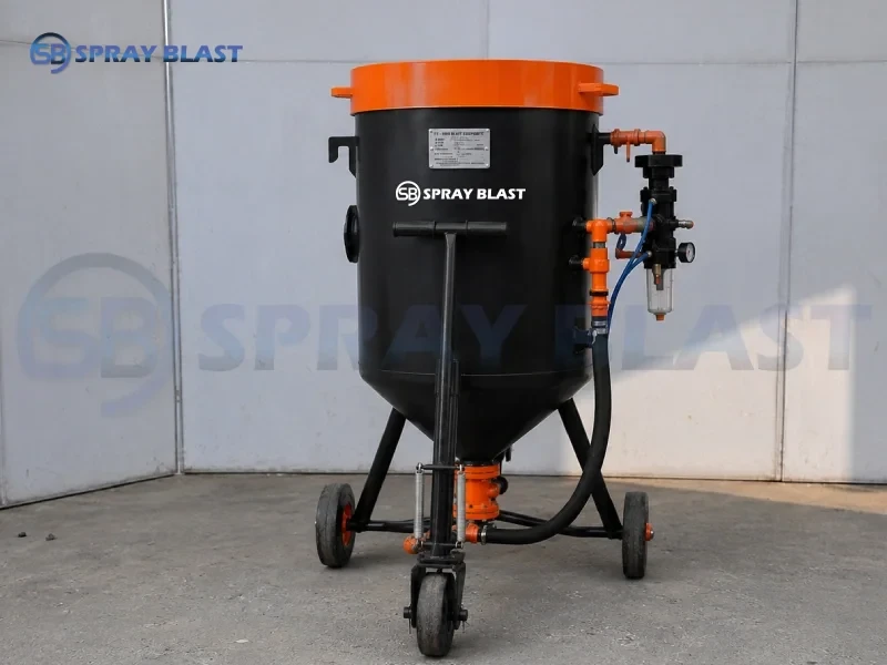 1000kg Portable Sand Blasting Machine