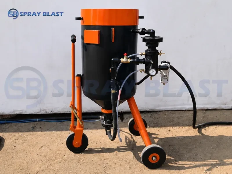 300 Kg Portable Sand Blasting Machine