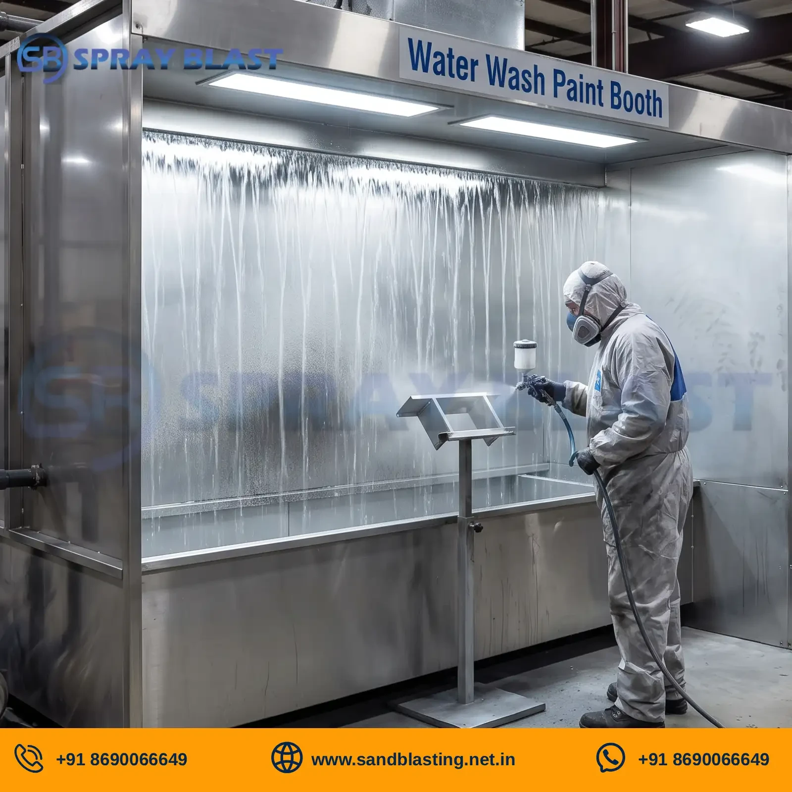 Water Wash Paint Booth